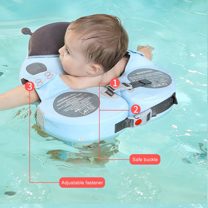 Mambobaby Baby Non-Inflatable Float. Swim Trainer Floats For Pool