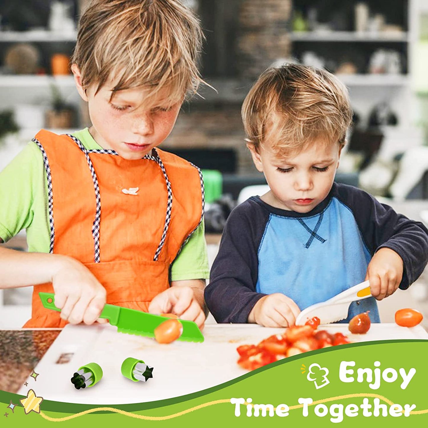 13 Pcs  Kitchen Tools for Toddlers-Kids Cooking Set