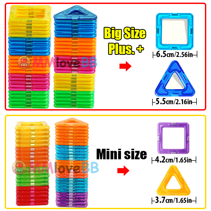 Magnetic Building Tiles Big Size and Mini Size